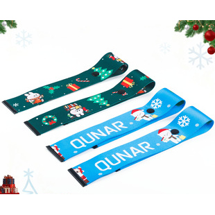 Custom Sublimated Luggage Tag Streamer, Concert & Cycling Webbing Strap (#022 / #061) enlarged