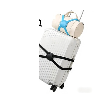 Elastic Cross Suitcase Packing Strap — actual product photo